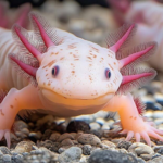 glow-in-the-dark axolotls