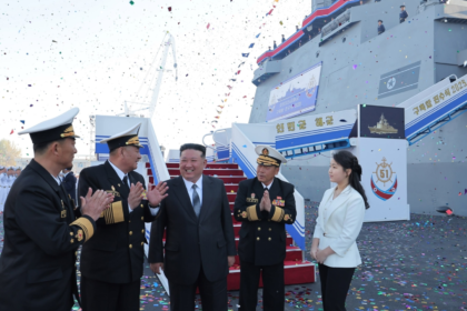 North Korea warship launch