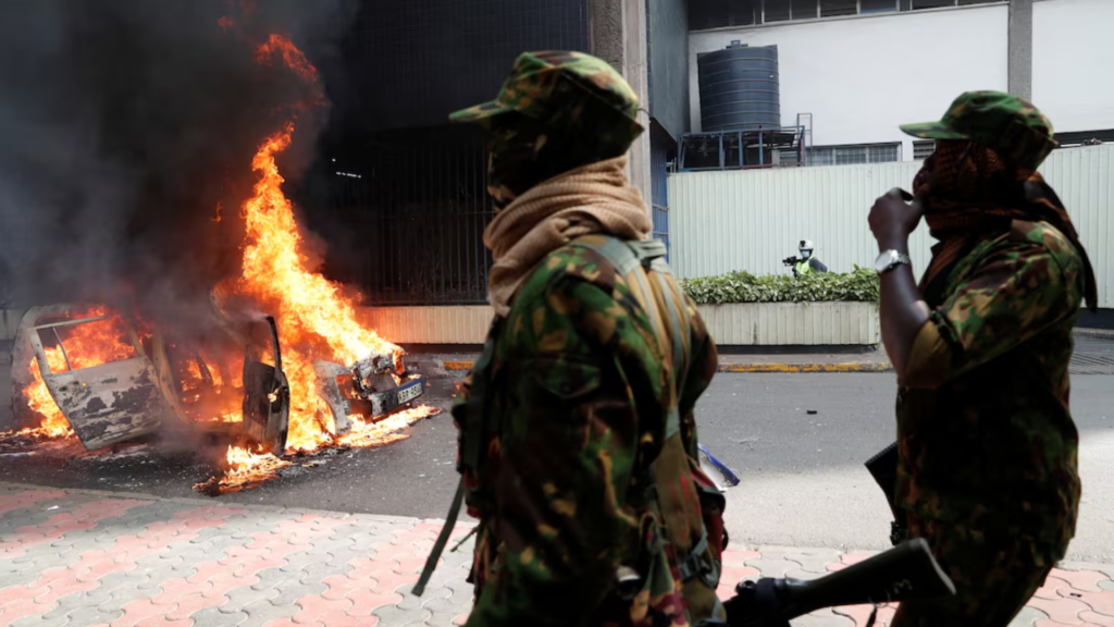 Kenyan police officer arrested