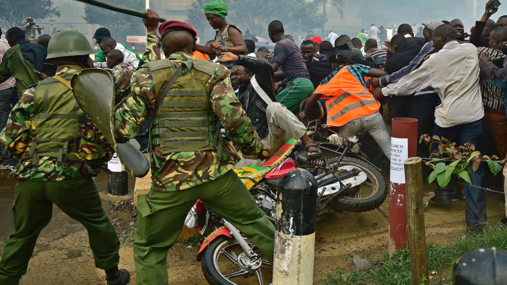 Kenyan police officer arrested