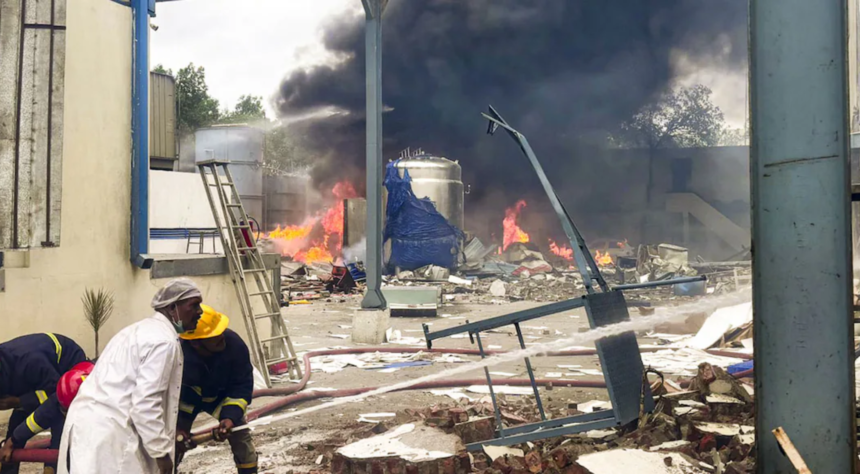India factory blast