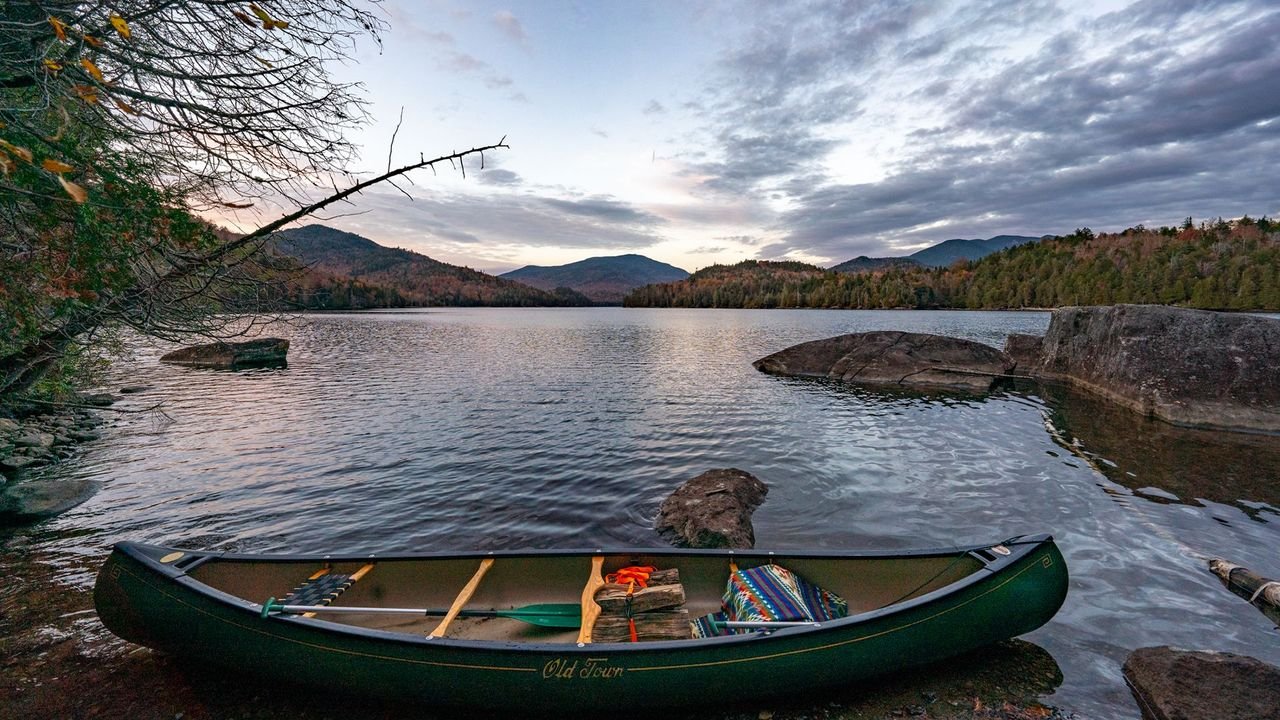Leaf-peeping in the Adirondacks by Canoe