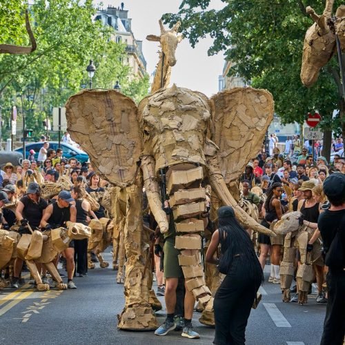 Animal Puppet Climate Awareness Tour Arrives in London