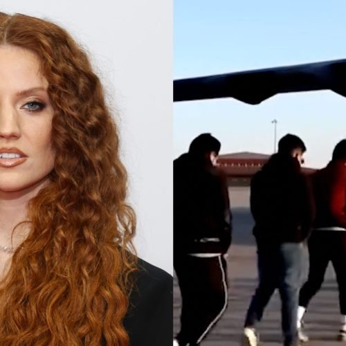 Jet2 deportation video: Jess Glynne hits out at White House