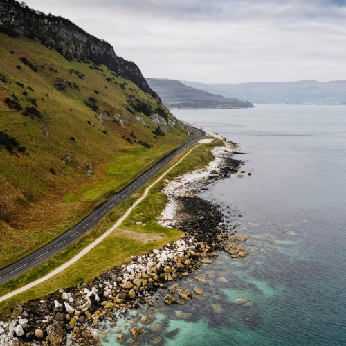 Antrim Coast Car-Free Trip: Castles & Coastal Walks